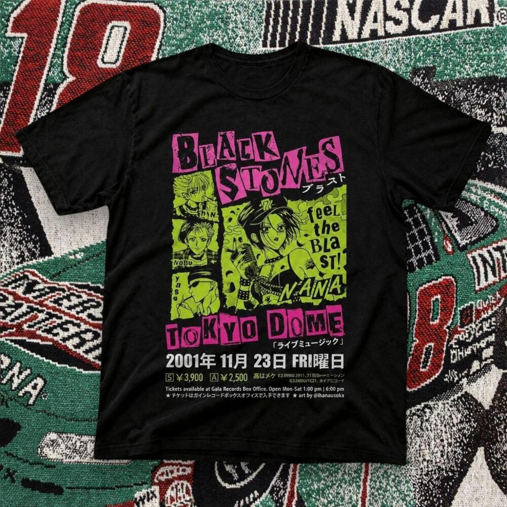 Black Stones Graphic Tee Black Unisex